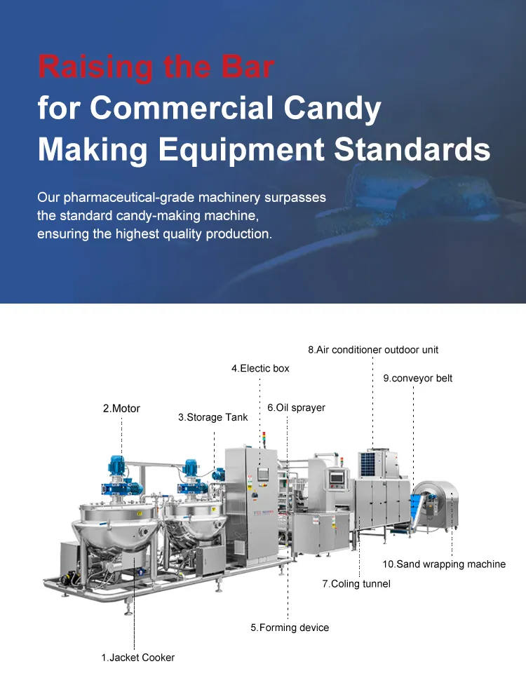 Vitamin Supplement Gummy Candy Production Line
