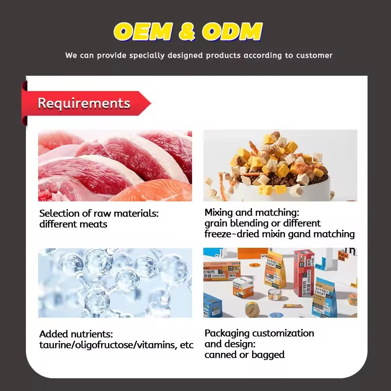 OEM Safe Reliable Pet Snack High Quality Freeze Dried Cat Treats Food