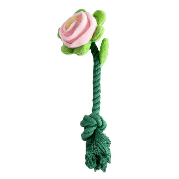 U-Pets Factory Fashion Flower Rope Dog Toy Wonderful