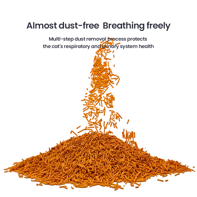 Advanced Clumping Technology Tofu Cat Litter with Instant Odor Lock Minimal Tracking and Water-Soluble Properties Cat Sand for Easy Cleaning and Disposal