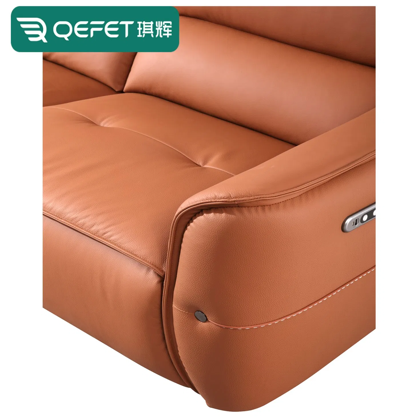 Modern Living Room Modular Functional Sofa Genuine Leather Electric Recliner Sofa