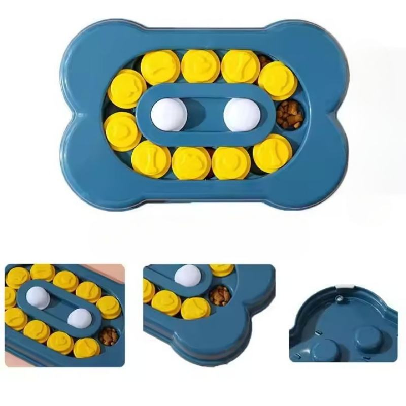 Interactive Pet Iq Dispenser Slow Feeding Toy for Engaging Dog Meals