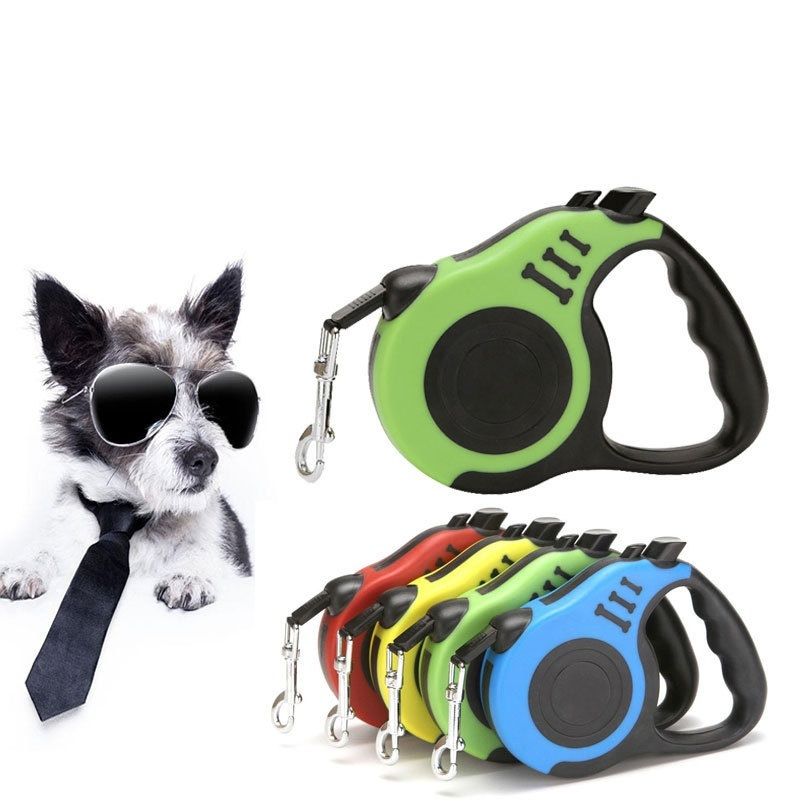 Pet Product Retractable Leash for Senior Dogs with Gentle Retraction Speed Setting
