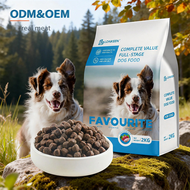 Fresh Fish High Protein Grain-Free Dry Dog Food with Chicken Flavor 500g