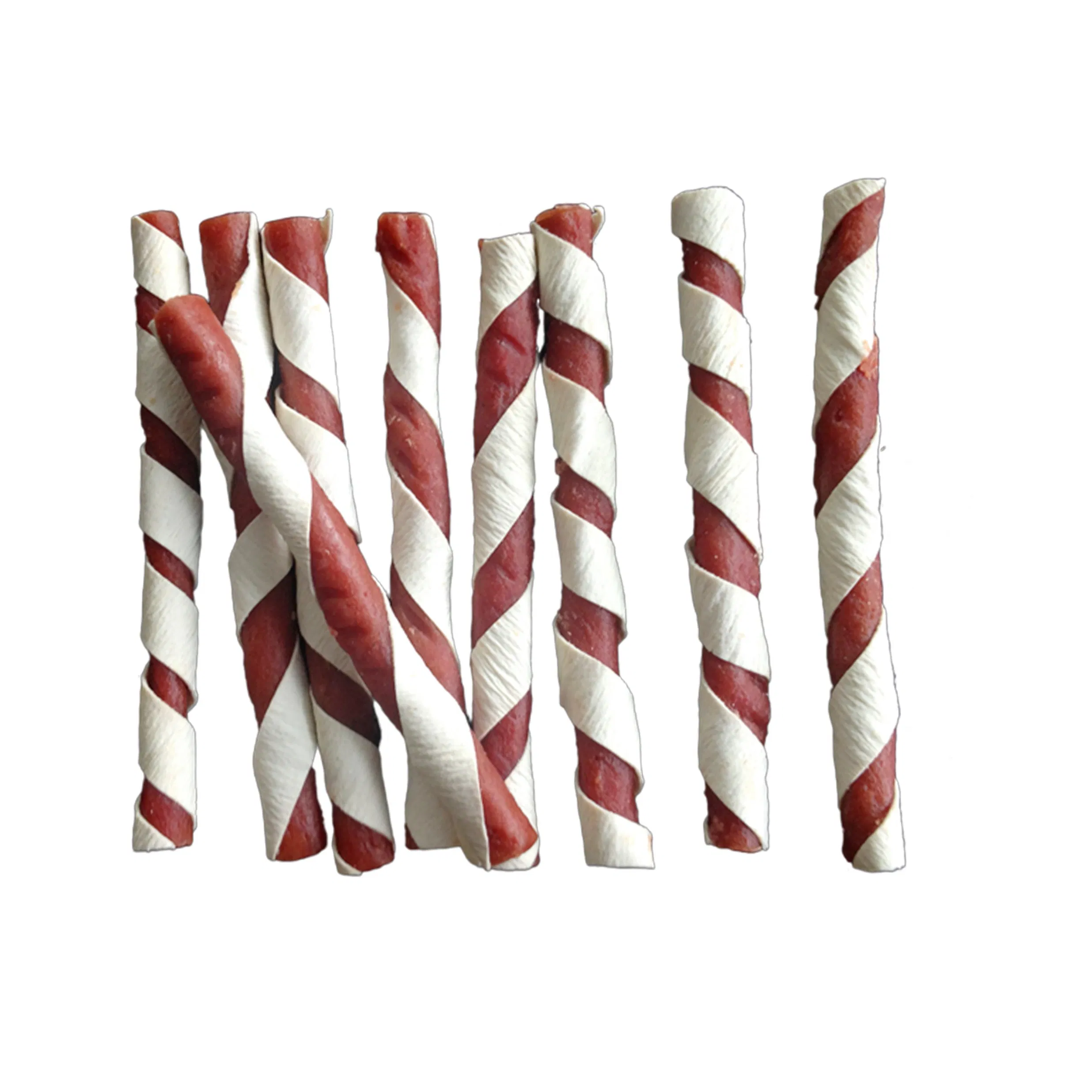 OEM High Protein Pet Treats Duck Sandwich Strips Food for Dogs