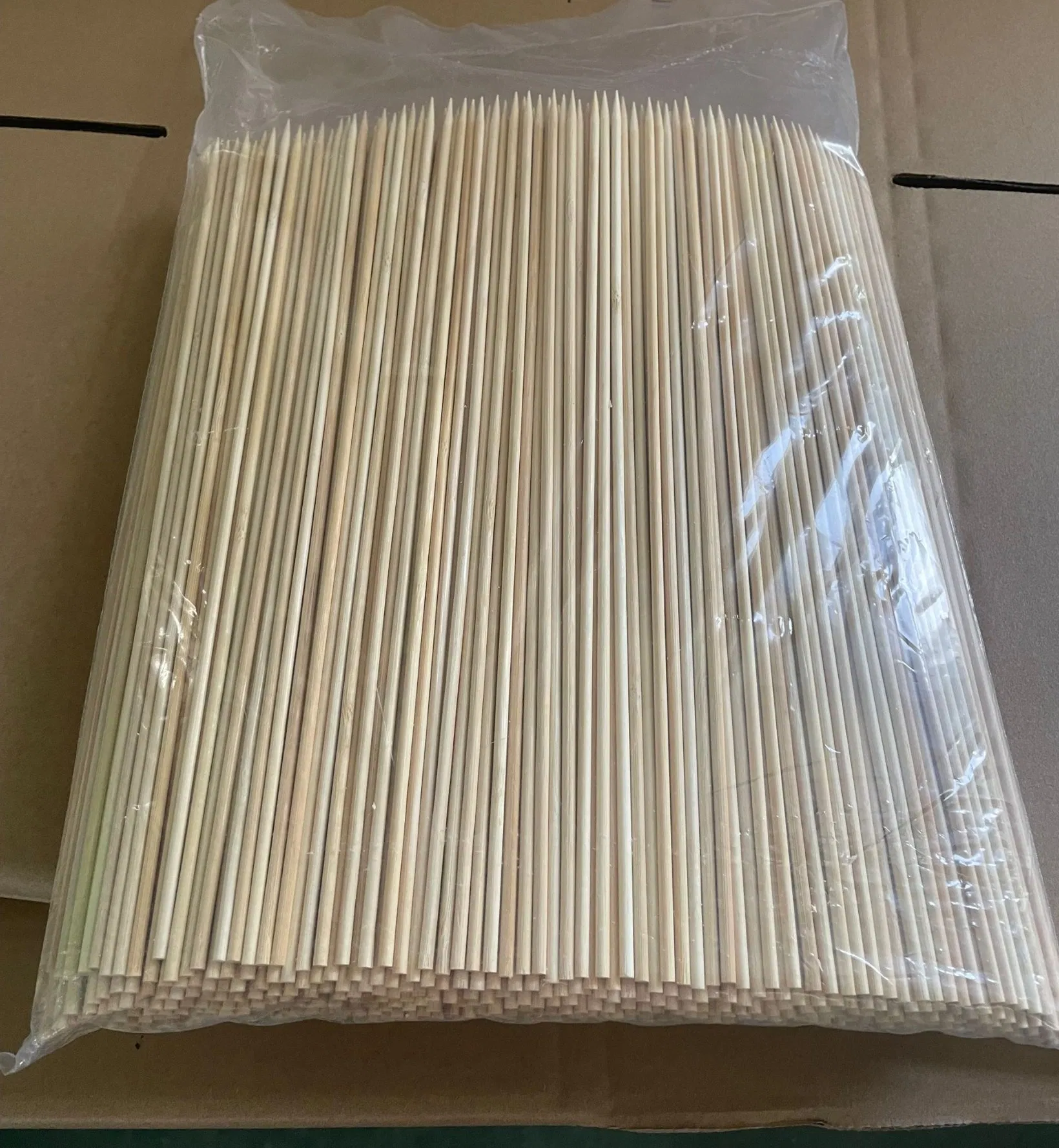 Food-Contact Grade High Quality Eco-Friendly Biodegradable Disposable Natural Bamboo Skewers Bamboo Stick BBQ Skewers