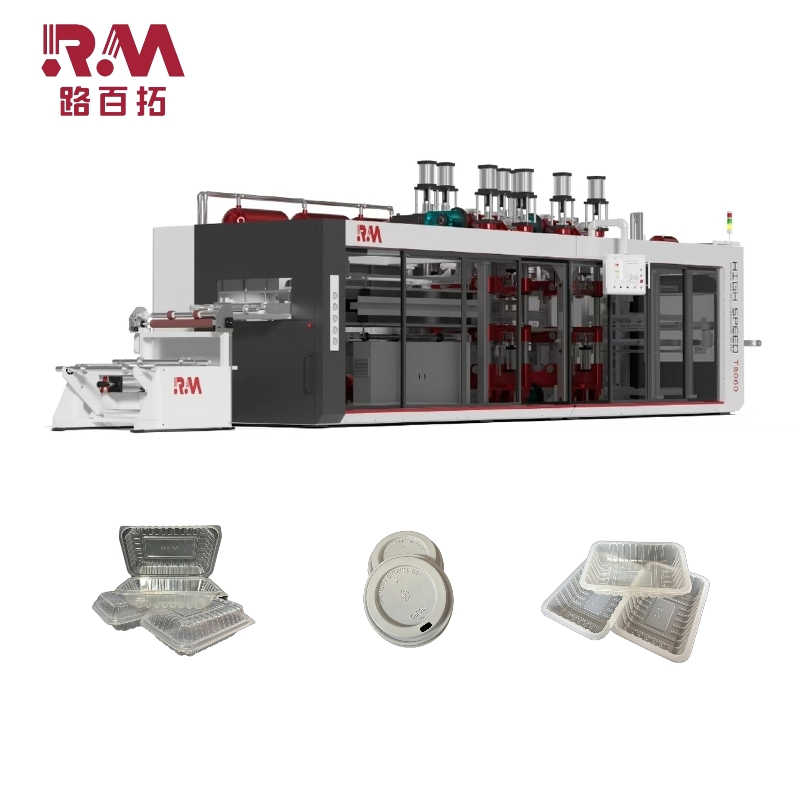 3-Station PP/PS/Pet Thermoforming Machine Disposable Trays &amp; Meal Boxes