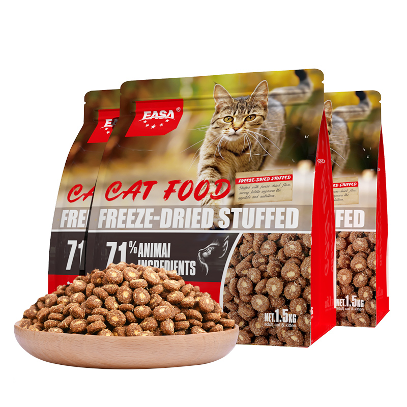 Dry Cat Food 1.5kg Nutritious Kibble Organic Healthy Meal Protein Vitamin &amp; Minerals Pet Food