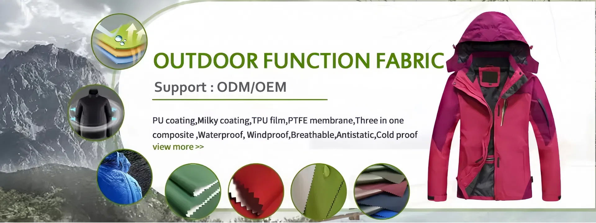 Functional Fabric Banner