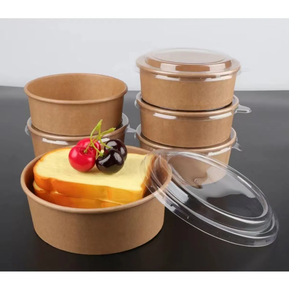 Biodegradable Eco-Friendly Food Container Made of Kraft Paper
