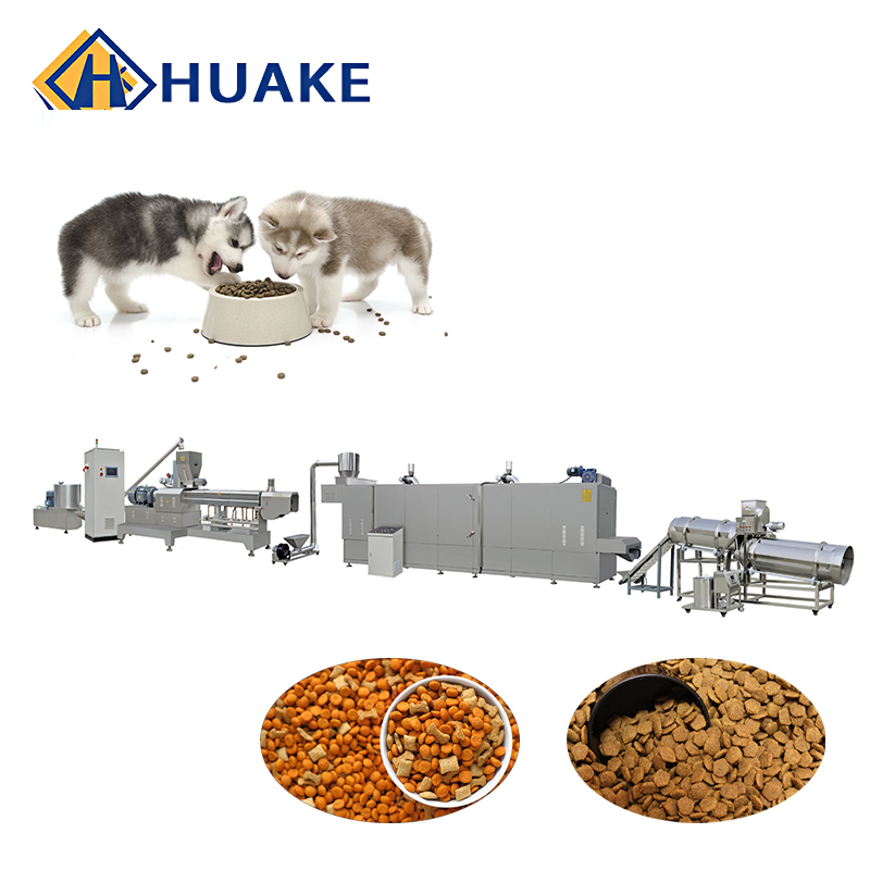 Full Production Line Dry Kibble Pet Dog Cat Food Pellet Making
