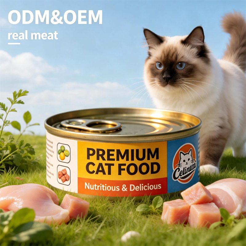 Bulk Supply OEM ODM Pet Food No Additives Wet Cat Food Canned