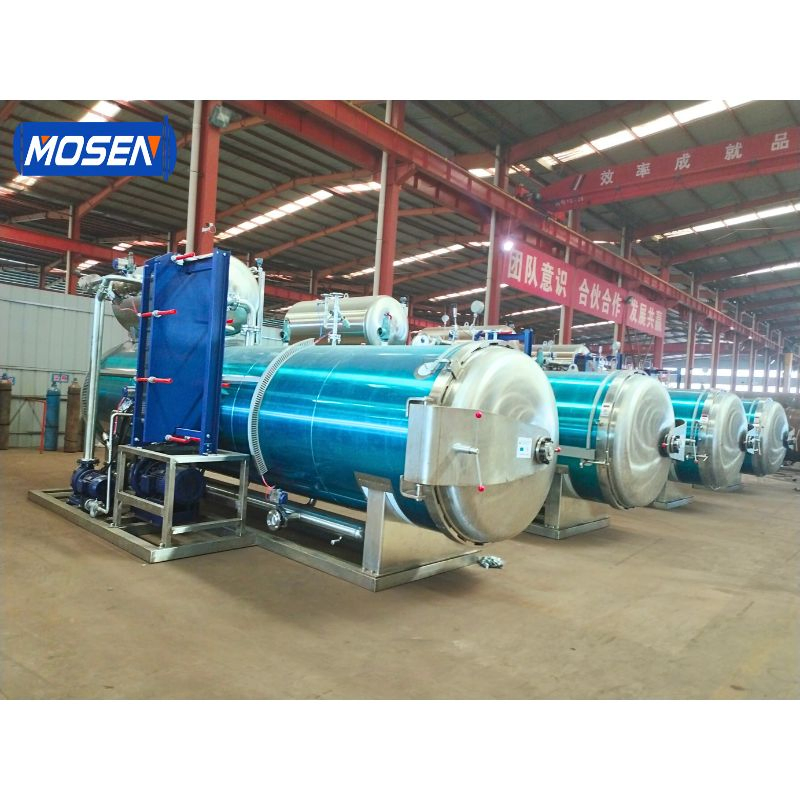 Pet Food Sterilization Pot Canned Spray Sterilizer Bagged Meat Water Bath Sterilizing Retort Machine for Ready-to-Eat Meals