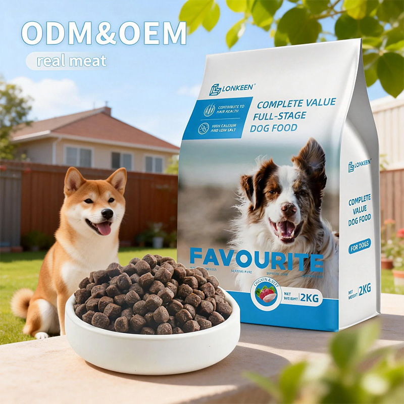 Fresh Fish High Protein Grain-Free Dry Dog Food with Chicken Flavor 500g