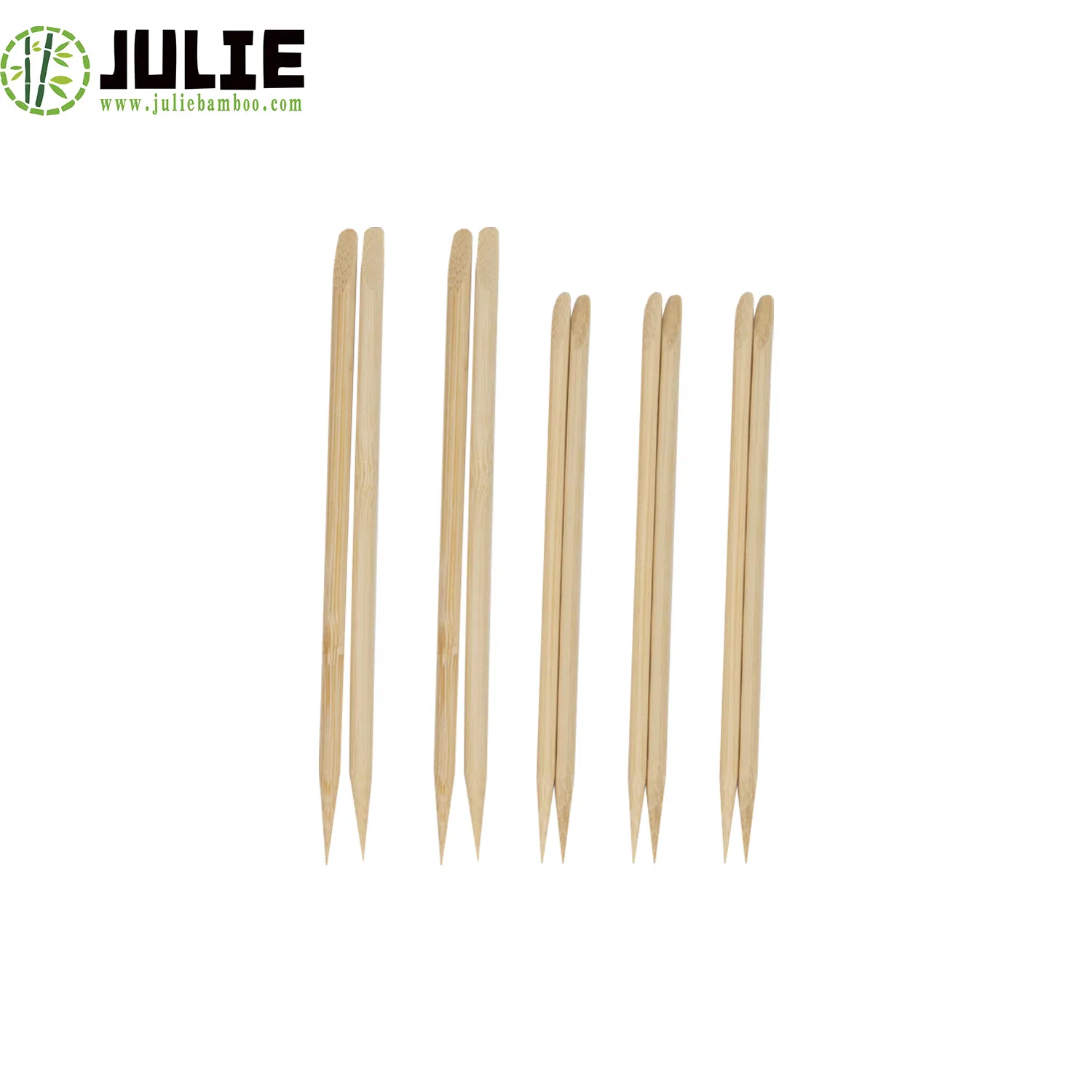 Food-Contact Grade High Quality Eco-Friendly Biodegradable Disposable Natural Bamboo Skewers Bamboo Stick BBQ Skewers