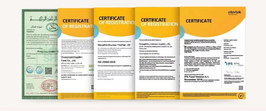 Certifications