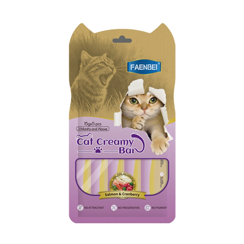 Faenbei Cat Snacks Cat Creamy Treats 15g*5PCS
