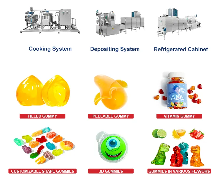 Gummy Manufacturing Machines Detail
