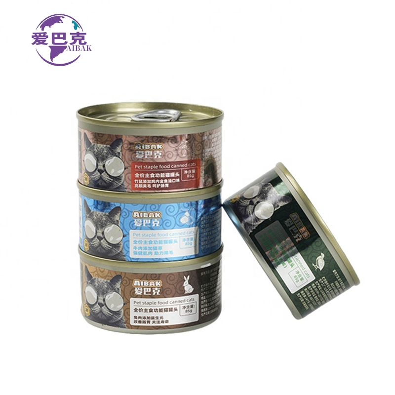 Delicious Wet Food Canned Cat Food for High-Protein Diet