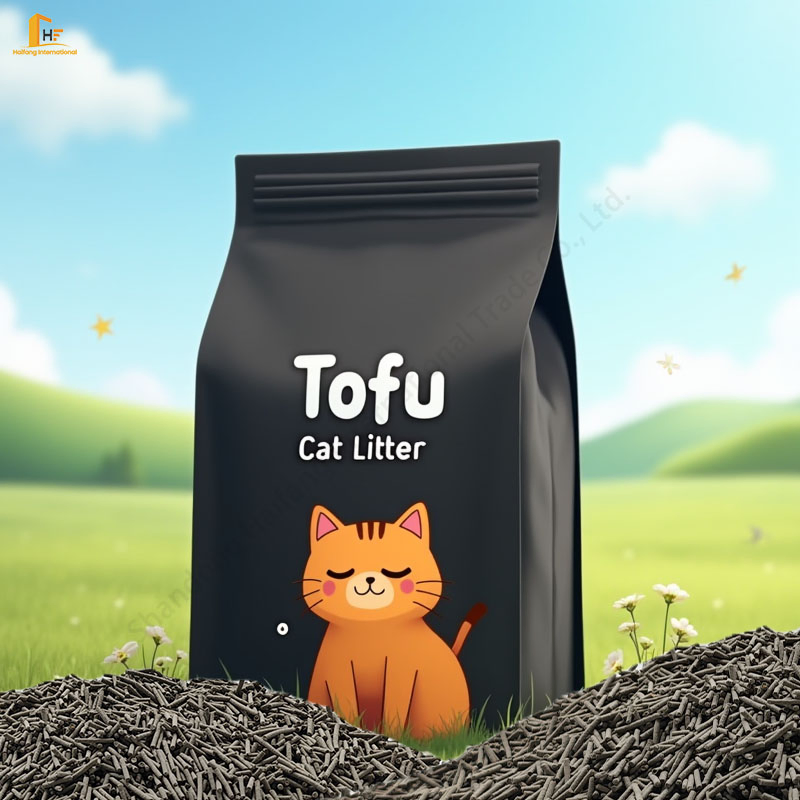 Pet Supplies Flushable Tofu Cat Litter Low Tracking Excellent Odor Control 100% Natural Soybeans Dust-Free Tofu Cat Sand Natural Clumping Deodorizing