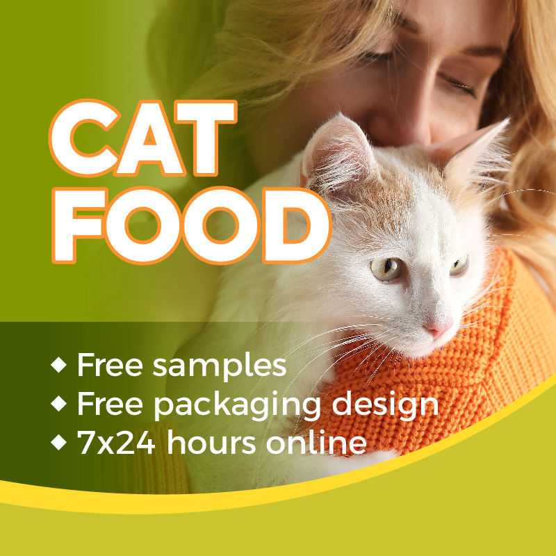 for Haisenpet Free Sample Organic Adult Complete Nutrition Dry Cat Food High Protein Pet Food