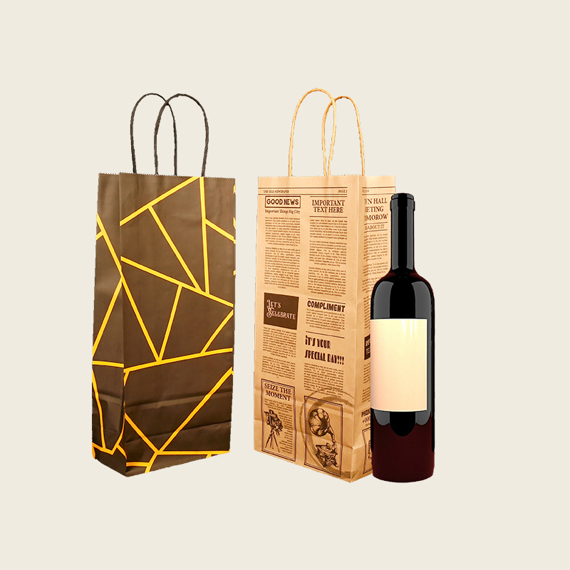Eco Friendly Paper Bag for Takeout Food with High Quality Kraft Material