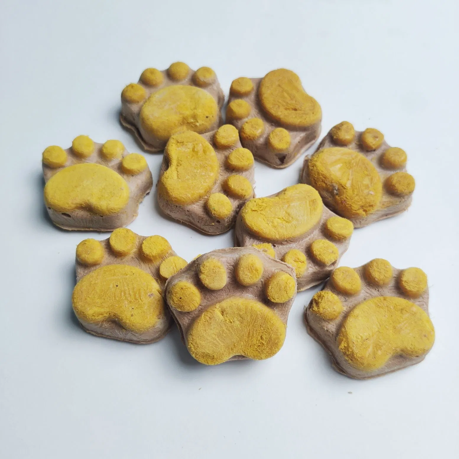 Dog Cat Pet Food Nutrient Rich Freeze Dried Paw Biscuits Yolk Treats