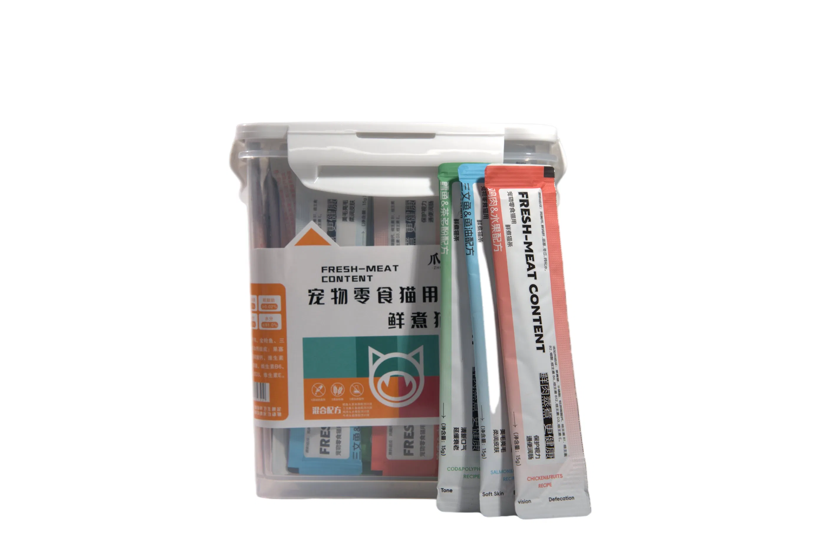 Soft Pet Food Sticks for Cats - Palatable Feline Meals &amp; Rewards