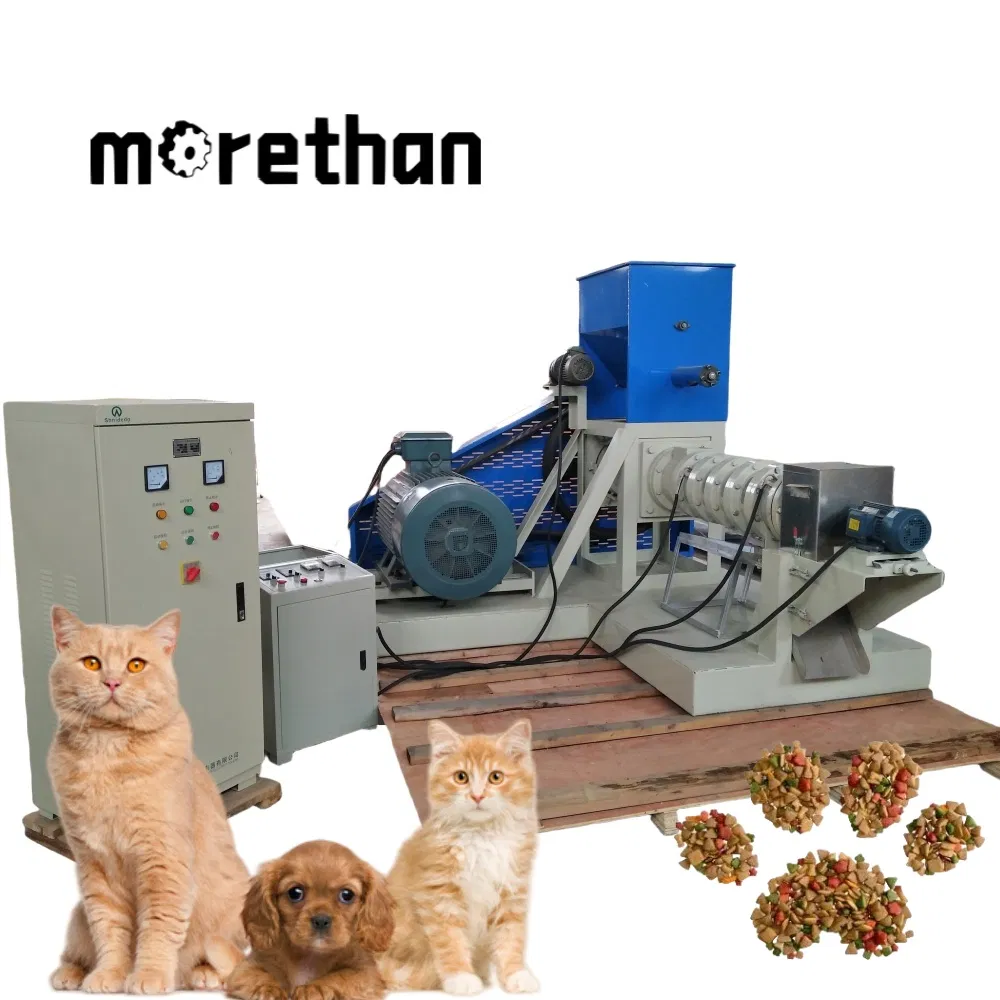 Dry Make Pellet Kibble Fish Feed Dog Food Floating Fish Feed Extruder Machine Pet Food Extruder Soybean Extruder Pet Food Machine