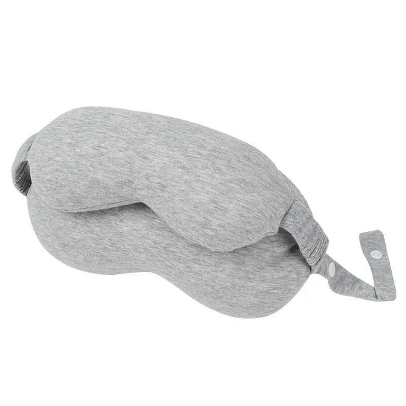 Travel Neck Pillow and Sleep Eye Mask View 9