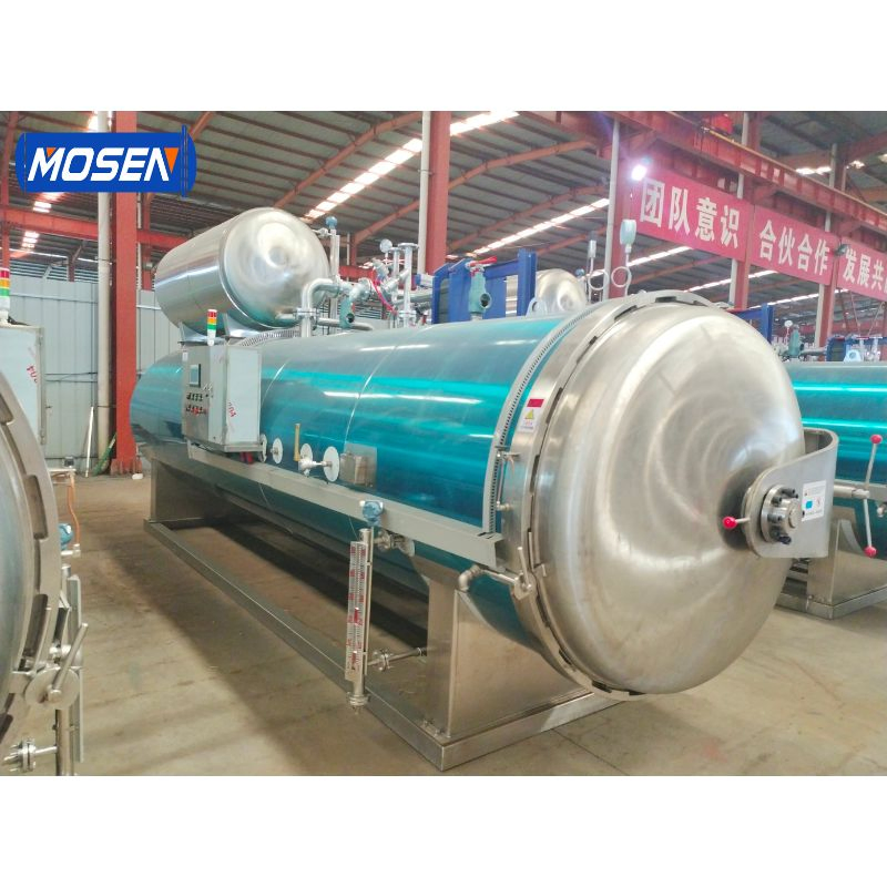 Pet Food Sterilization Pot Canned Spray Sterilizer Bagged Meat Water Bath Sterilizing Retort Machine for Ready-to-Eat Meals