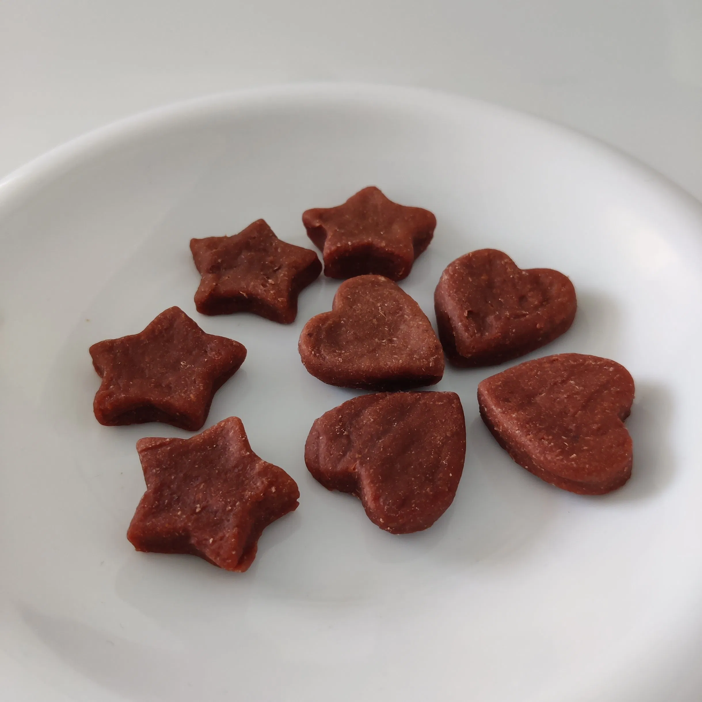 Chewy Duck Heart Jerky Snacks Dogs Cats Dental Care Wholesome Pet Food
