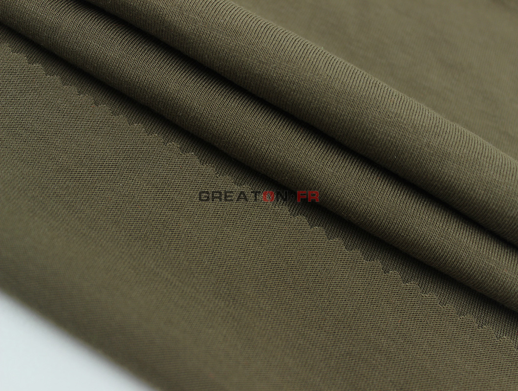 En11611 Fr OEM/ODM Flame Retardant 210GSM~230GSM Single Jersey Modacrylic Tencel Fabric for Functional T-Shirt