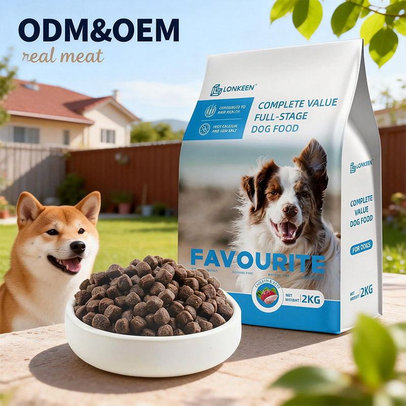 Fresh Fish High Protein Grain-Free Dry Dog Food with Chicken Flavor 500g