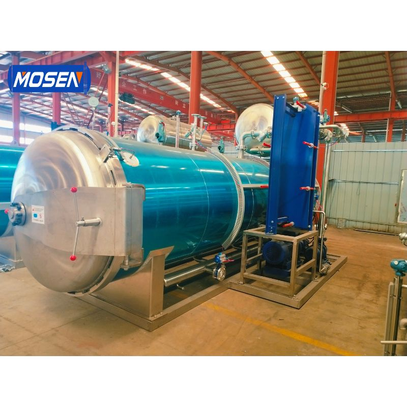 Pet Food Sterilization Pot Canned Spray Sterilizer Bagged Meat Water Bath Sterilizing Retort Machine for Ready-to-Eat Meals