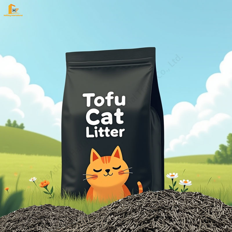 Advanced Clumping Technology Tofu Cat Litter with Instant Odor Lock Minimal Tracking and Water-Soluble Properties Cat Sand for Easy Cleaning and Disposal