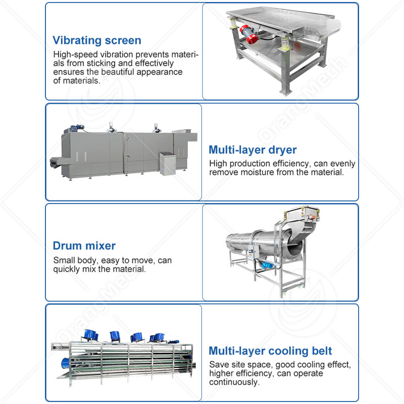 Automatic Industrial Dry Dog Food Production Equipment Extruder Floating Fish Feed Kibble Cat Food Make Machine for Floating Fish Feed Product