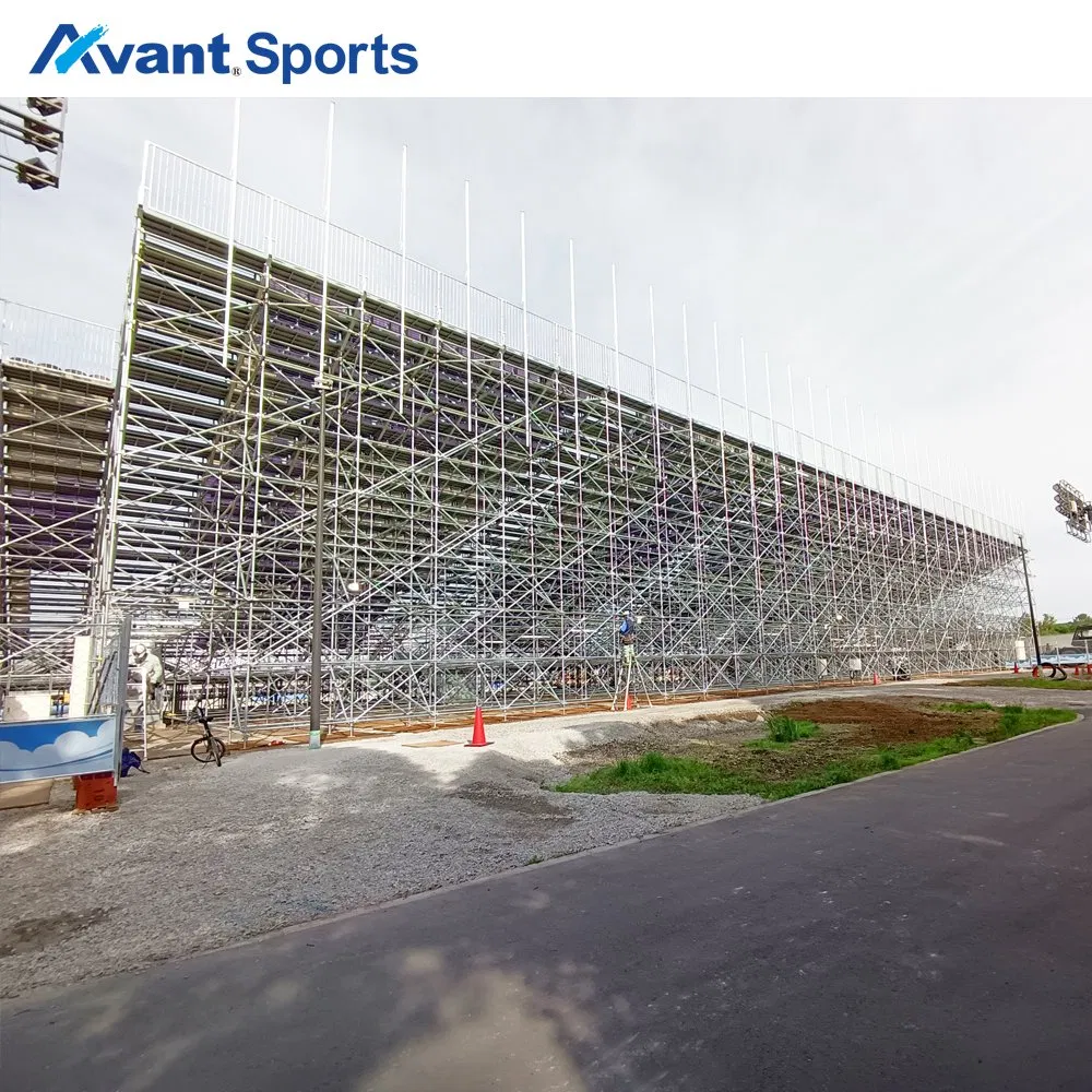 Large Steel Bleacher with Functional Room Stand System