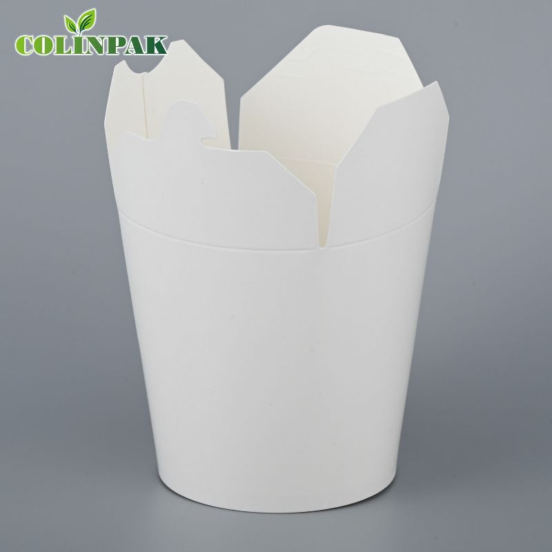 Eco-Friendly Round Bottom Food Container for Pasta Box