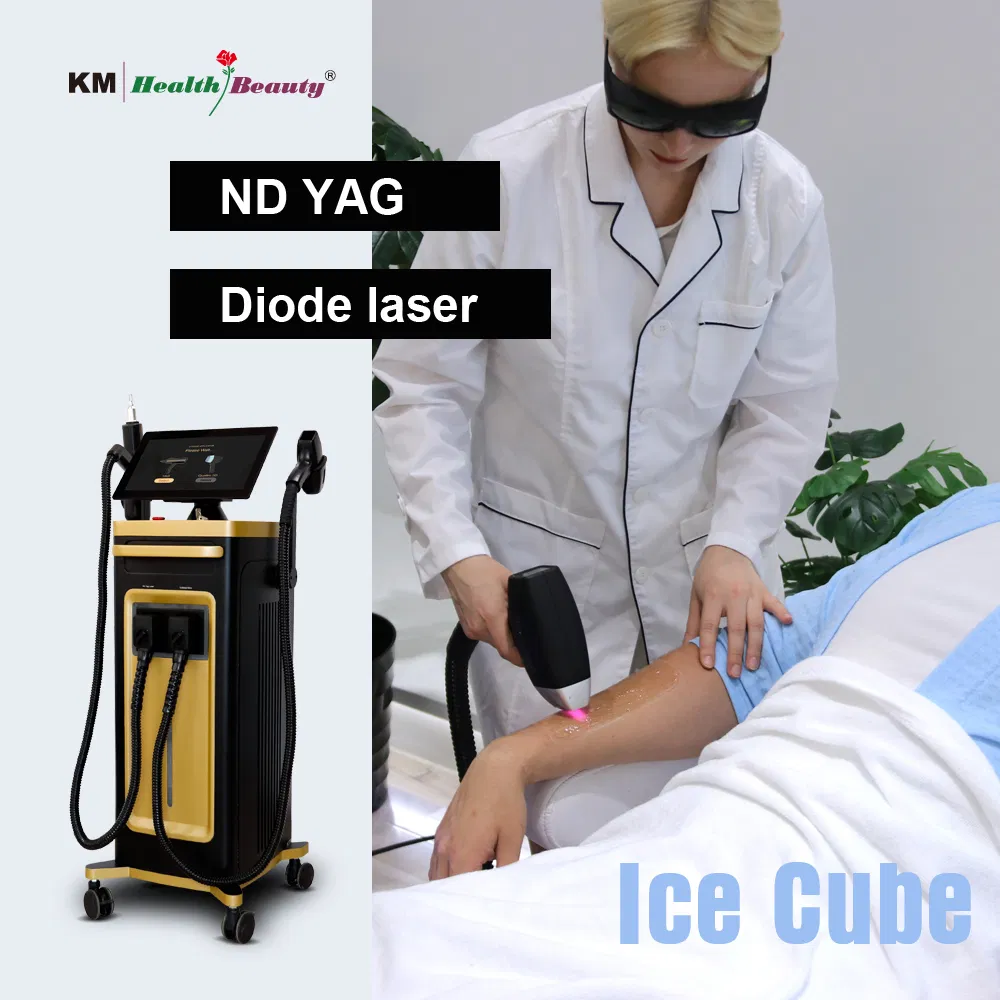 Pain-Free 4-in-1 Diode Titanium Laser Hair Removal Device Multiple Functional 1600W and 1000W Power Best Price
