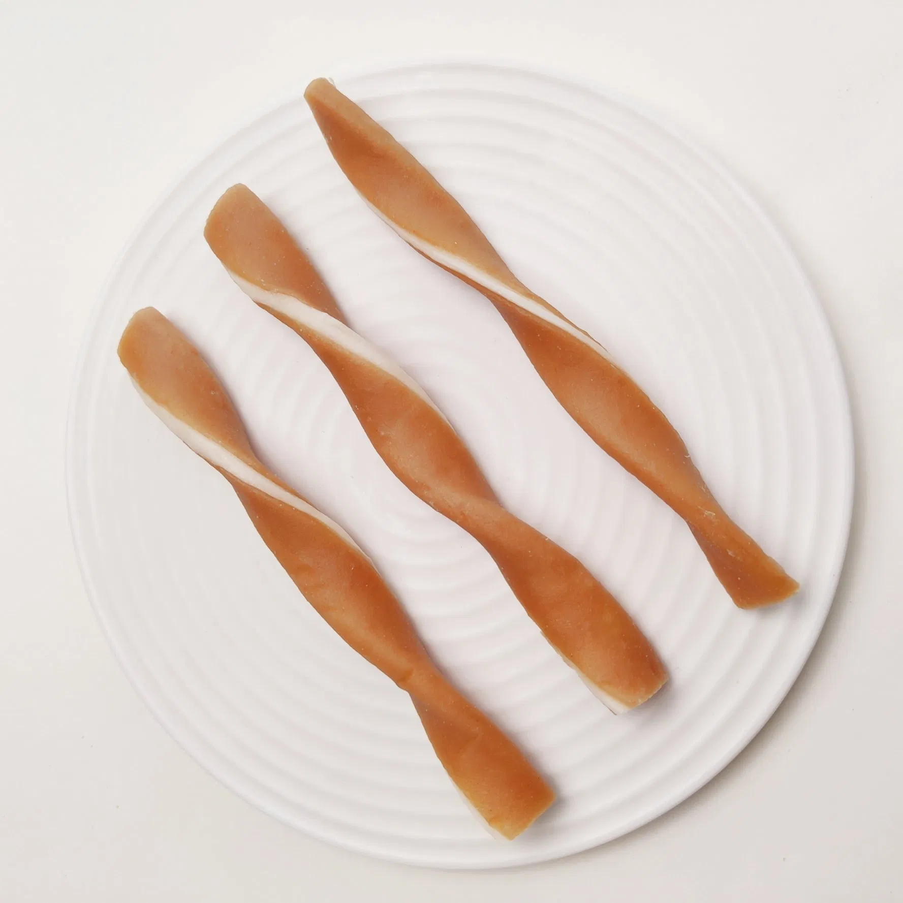 Dental Care Chicken Rawhide Collagen Twists Pet Food Dog Cat Snacks Twist
