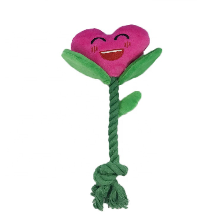 U-Pets Factory Fashion Flower Rope Dog Toy Wonderful