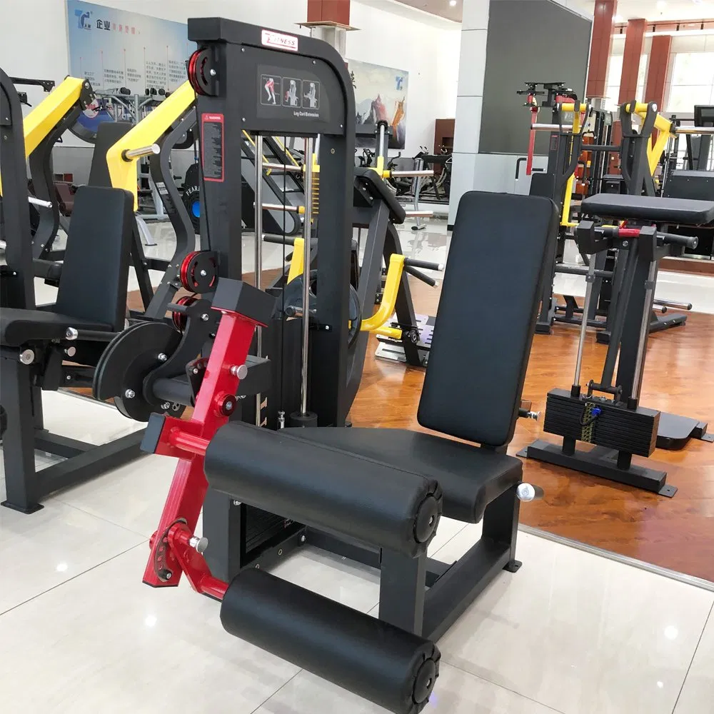 Fitness Exercise Trainer Machine Dual Functional Commercial Strength Training Bodybuilding Workout Pin Load Selection Seated Leg Curl &amp; Extension Gym Equipment