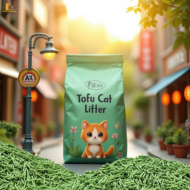 Flushable Natural Tofu Cat Litter Strong Clumping Fast Odor Removal Dust-Free Eco-Friendly Pet Products Cat Litter OEM/ODM Factory Price Bulk Supply