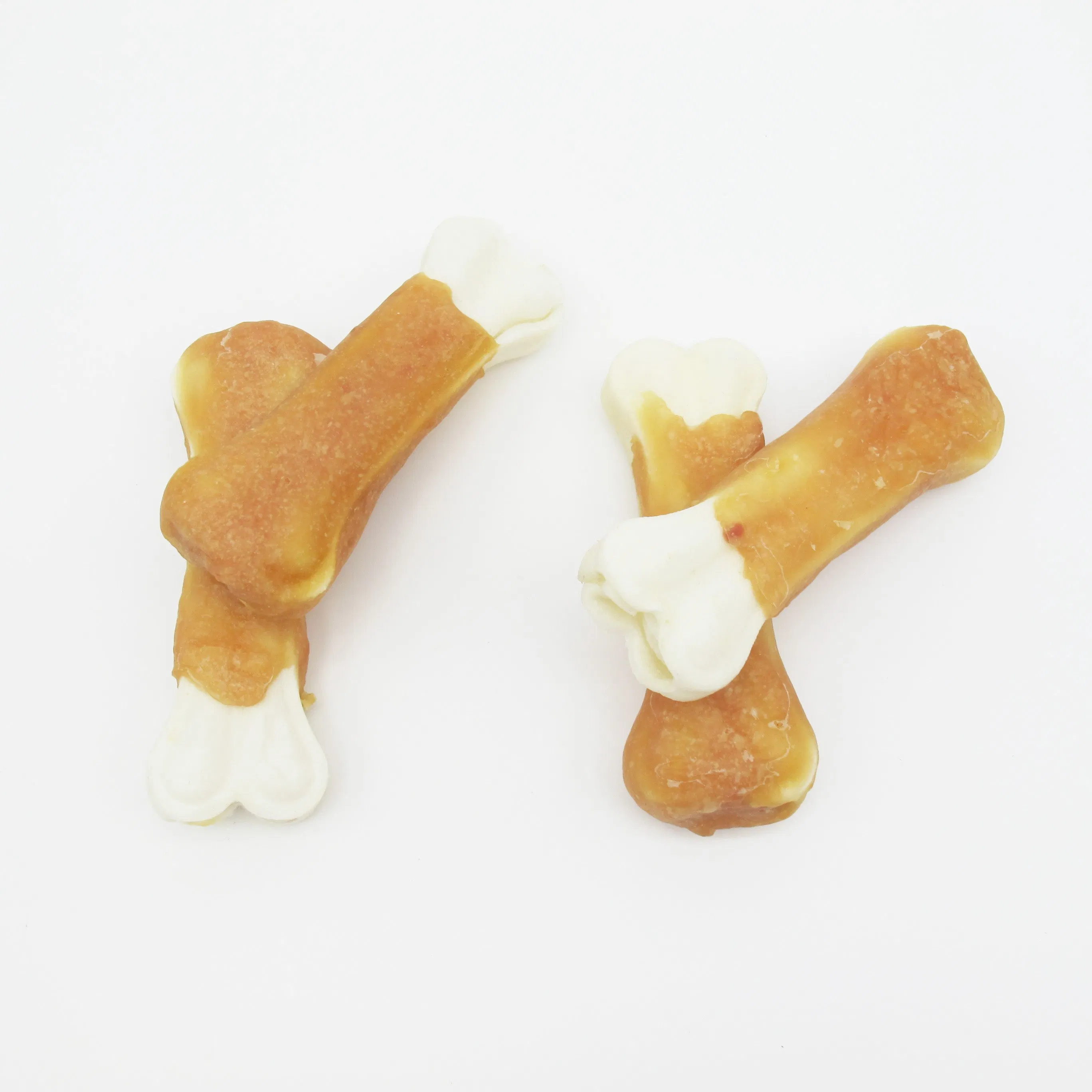 Good Calcium Vitamins Mineral Cat Snack Pet Food Dried Cowhide Pressed Bone Chicken Dog Treat Dental Care