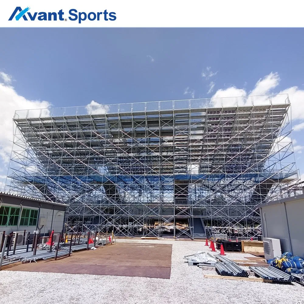 Large Steel Bleacher with Functional Room Stand System