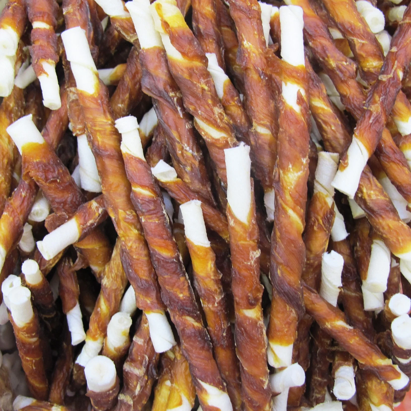 OEM Various Rawhide Dental Care Chips Foamed Cowhide Chicken Duck Beef Meat Stick Pet Treat Cat Snack Dog Dried Food