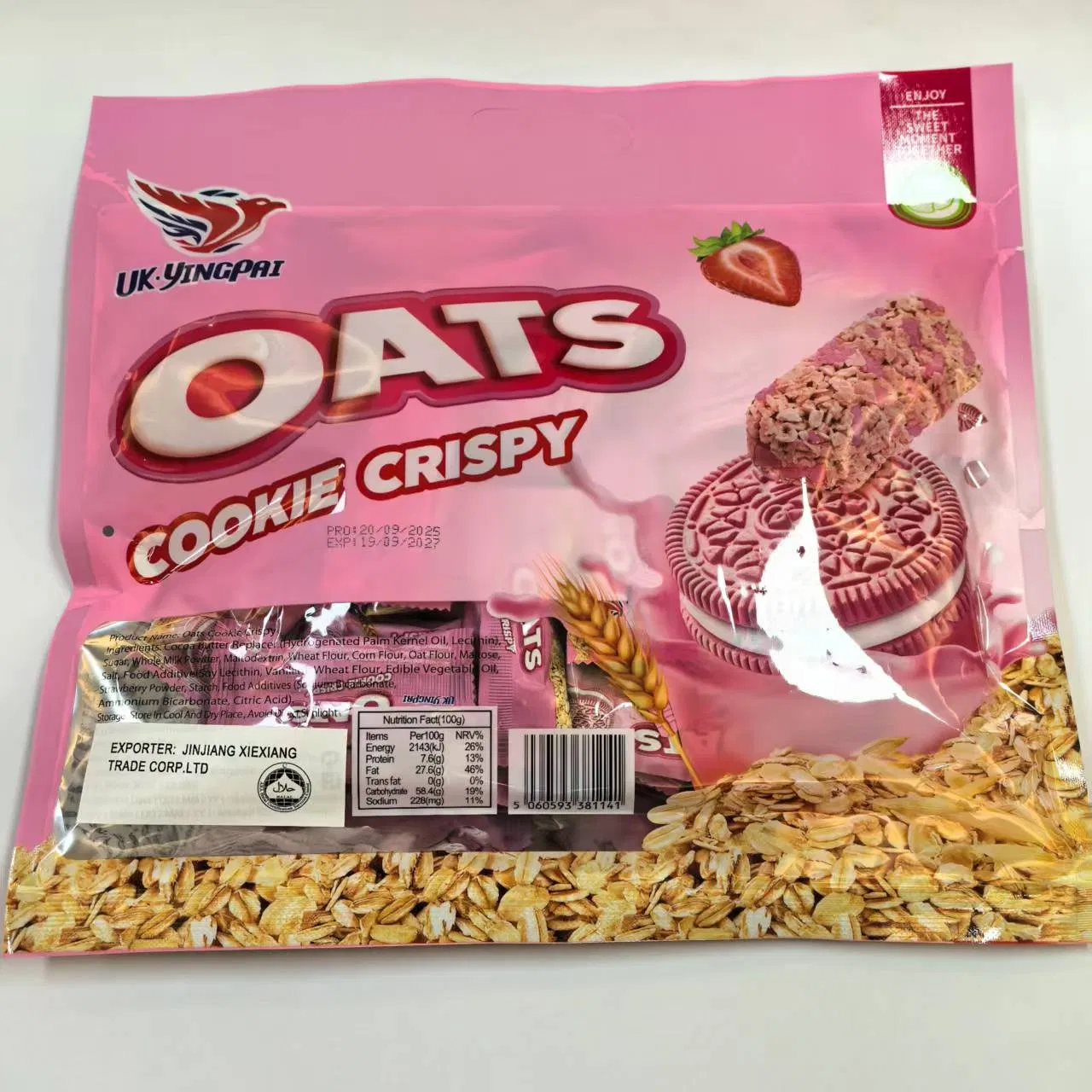 High Fiber Oat Chocolate Treat with Gourmet Dark Chocolate