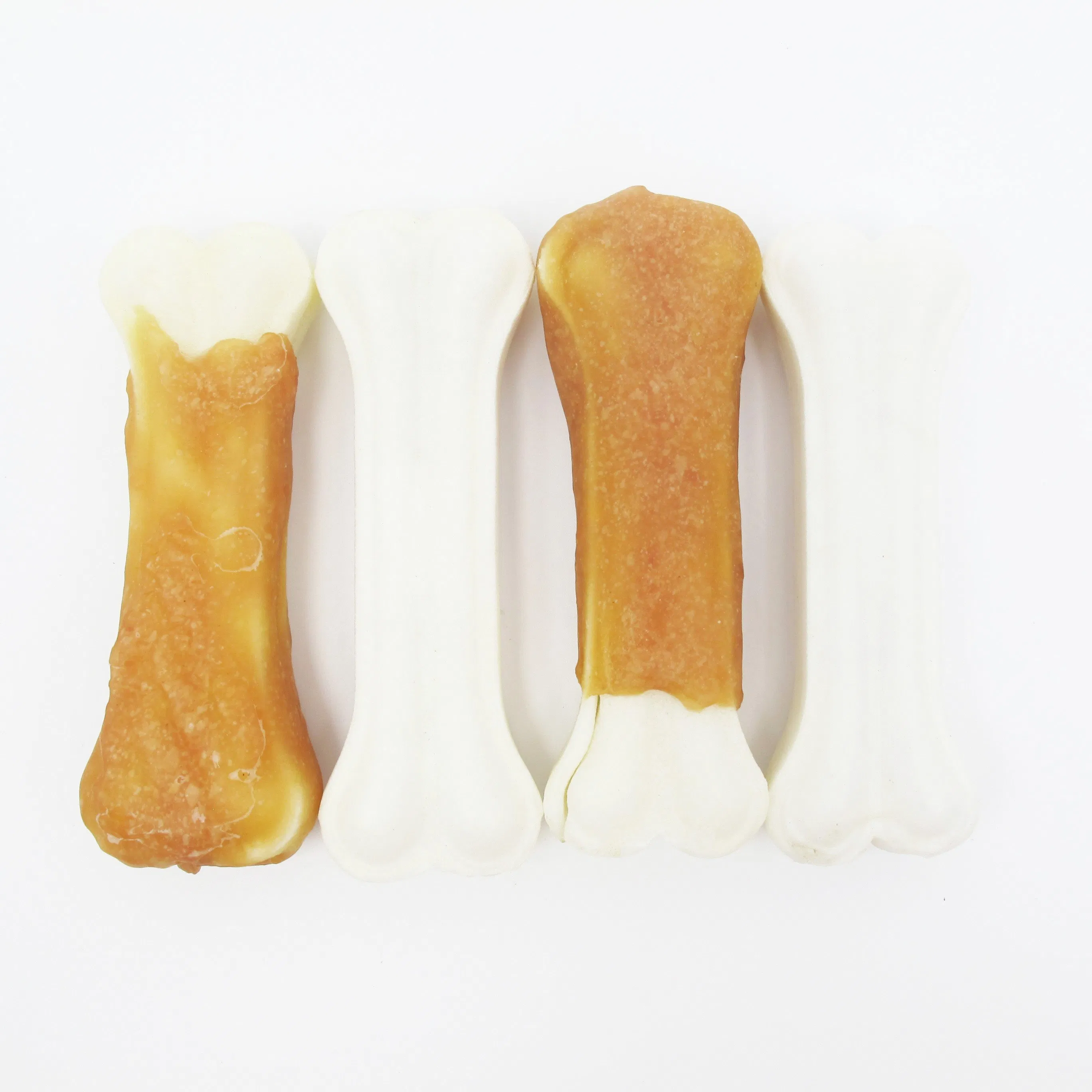 Good Calcium Vitamins Mineral Cat Snack Pet Food Dried Cowhide Pressed Bone Chicken Dog Treat Dental Care