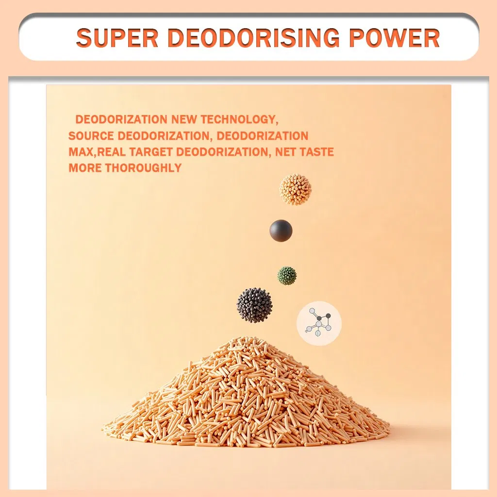 Pet Cleaning Product Premium Biodegradable Tofu Cat Litter with Fast Clumping and Long-Lasting Deodorizing Effect for Cat Litter Trays and Home Cat Care